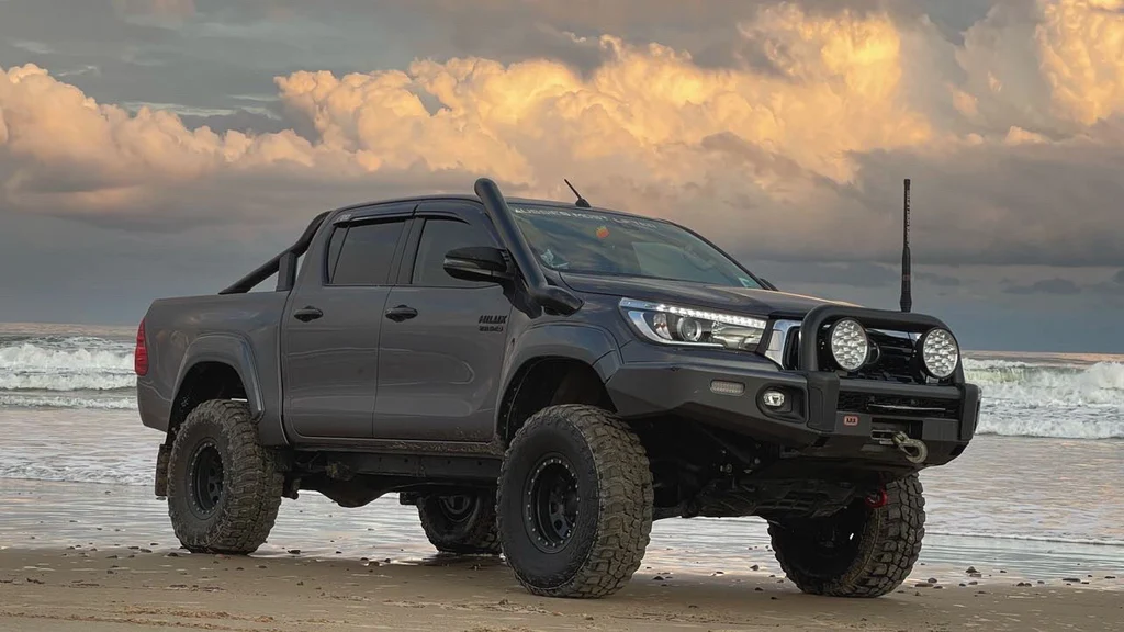 stainless steel snorkel hilux